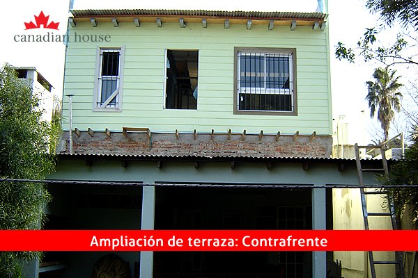 Ampliacion de Terraza construccion en seco